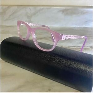 🪞 NEW hello kitty ombre pink frame kitty face logo prescription read glasses